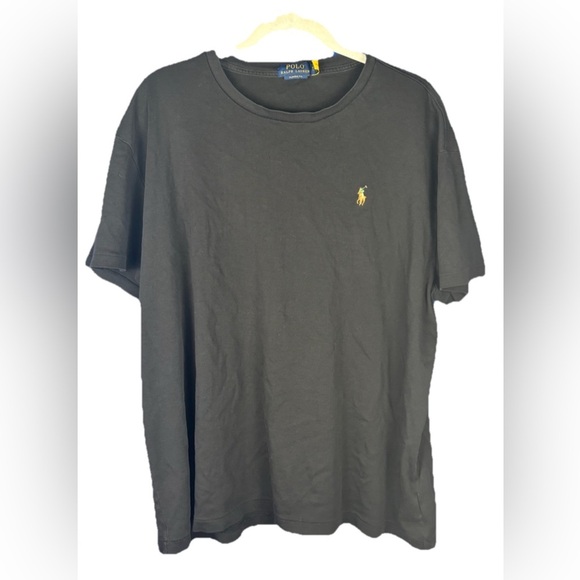 Polo Ralph Lauren Men’s Custom Slim Fit Black T-Shirt Short Sleeve Size XL - Picture 1 of 4